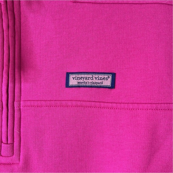 Vineyard Vines Brushed Terry Relaxed Shep Shirt in HTF color Berry, Medium. - Picture 8 of 13